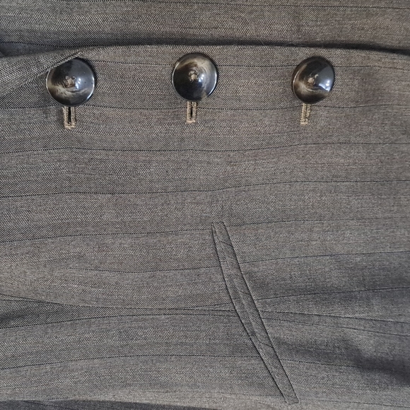 Merona Wool Blend Taupe Brown Lined Blazer 12 - Picture 3 of 8